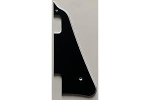 DTYBERXZ For Fit Gibson Epiphone Les Paul LP P90 Style Guitar Pickguard (4 Ply Black)