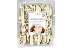VIGOROUS MOUNTAINS Organic Shiitake Mushrooms Sliced 100g(3.53Oz)