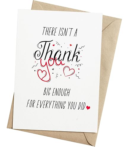 Amazon.com : Gonzey Sweet Thank You Anniversary Card - Thank You