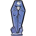 Silver Buffalo Disney The Nightmare Before Christmas Coffin Shaped Sculpted Ceramic Spoon Rest Featuring Jack Skellington, 8.1” x 5.5”