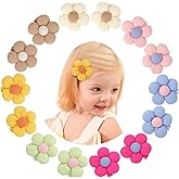 doboi 14 Pcs Flower Hair Clips Non Slip Flower Bows Alligator Clips Hair Accessories for Little Girls Toddlers Teens and Women