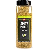 PS Seasoning Spicy Dill Pickle Wing Rub, Bold Tangy Chicken Seasoning | Bold spicy dill pickle wing rub. Tangy seasoning for chicken wings, fries, popcorn, and game-day snacks.