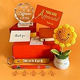 HOOHONOR Employee Appreciation Gifts, Thank You Gifts for Men Coworkers, Gift Basket for Men, Thank You Basket for Team Mentor Friends Leaders Boss, Difference Maker Gift Box