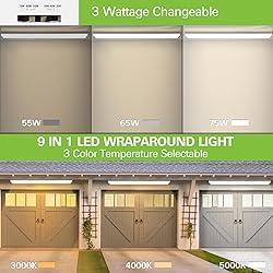 4FT LED Wraparound Light, with 3 Wattages