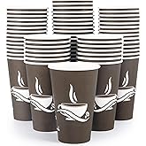 LITOPAK 210 Pack 16 oz Paper Cups, Brown Disposable Hot Coffee Cups for Party, Picnic, Travel, and Events