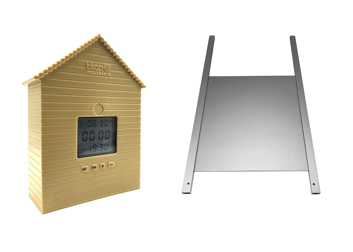 Titan Incubators Chicken House Door Opener Metal Door