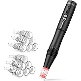 Microneedling Pen Derma Roller Pen for Hair Beard Face Skin care, Derma Pen Microneedle Stamp Pen for Women Men Home Use