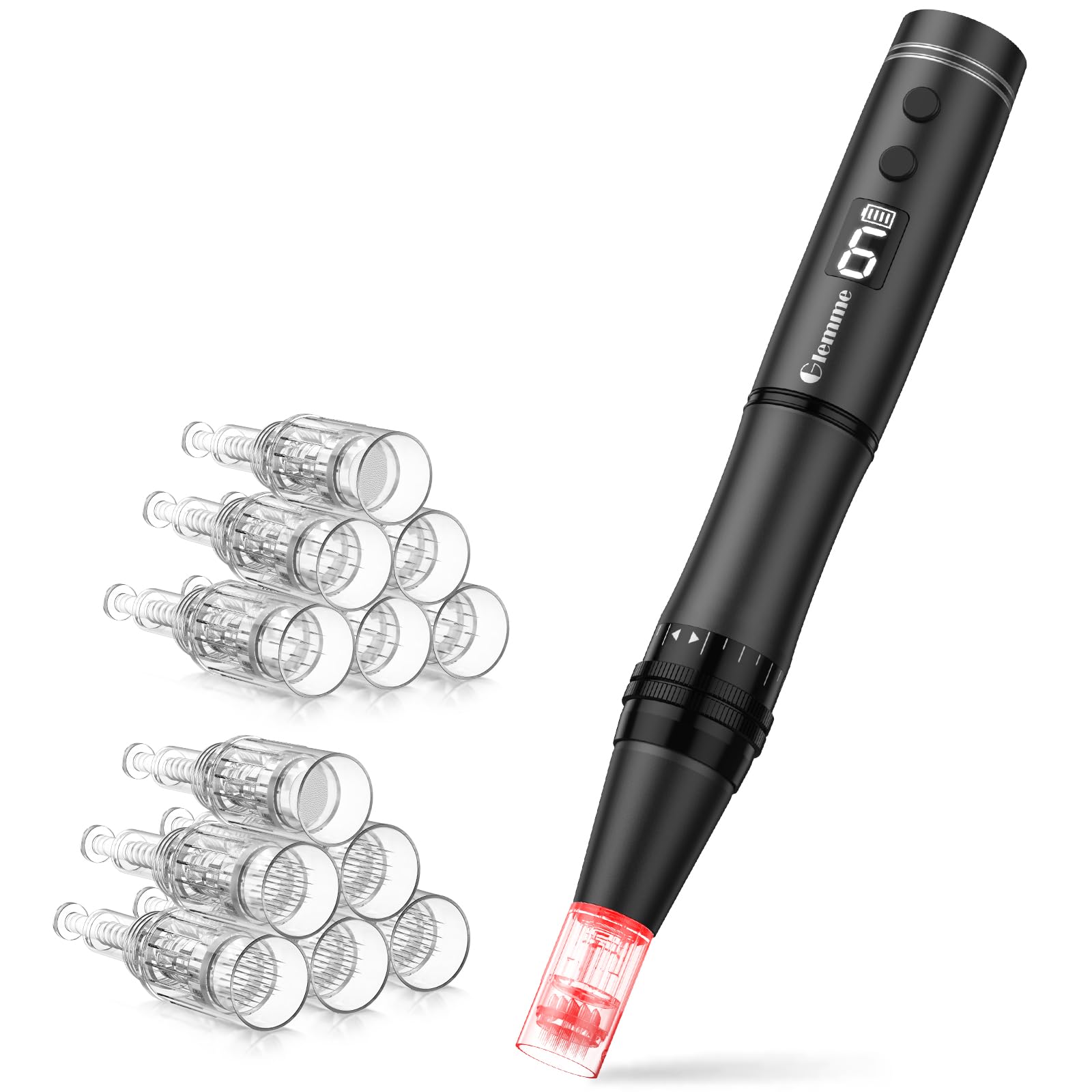 Photo 1 of Microneedle Derma Roller Pen for Hair Beard Face Skin, Derma Pen Microneedling Pen for Women Men Home Use