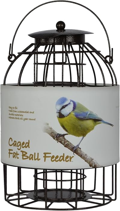 Green Jem Fat Ball Wild Bird Feeder Dome Cage Squirrel Deterrent Hammertone