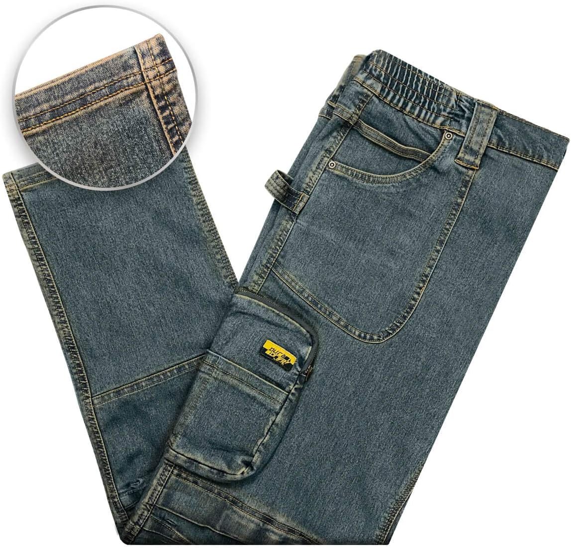 blue jean work pants