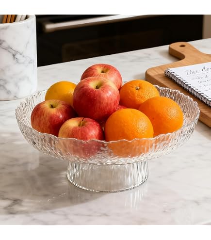 Amazon.com: Bohemia Collection Decorative Crystal Fruit Bowl
