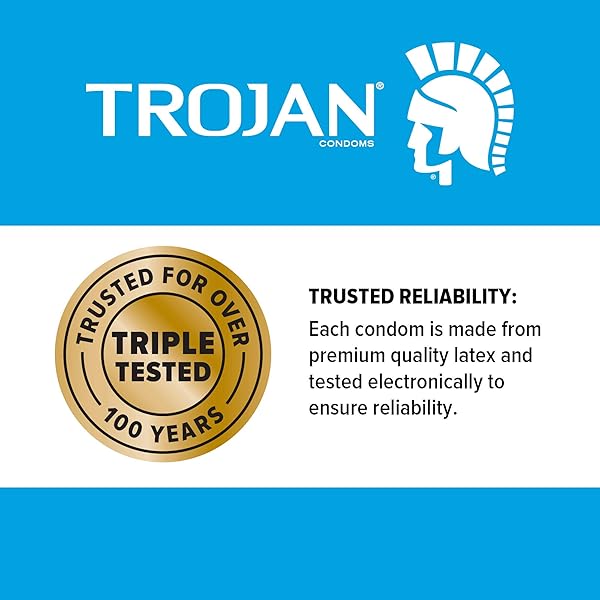TROJAN EXTENDED PLEASURE CLIMAX CONTROL EXTENDED PLEASURE CONDOMS, 12 COUNT