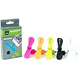 Mini Micro USB Fan by Smartphone-fan Portable USB 8 Pin Fan for Android Portable Mobile Dock Fan Lightning, Samsung 7, 6, 5, 4, 3, Note, LG G3 G4 - Black