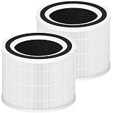 Core 300 Replacement Filter for LEVOIT Core 300 Core300-P Core 300S | Core 300-P Air Purifier, Core 300-RF, 3-in-1 HEPA Activated Carbon, 2 Pack