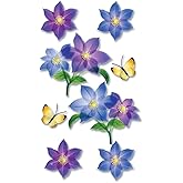 Jolee's Boutique 3D Lovely Lilacs Stickers - Dimensional Floral Embellishments For Scrapbooking