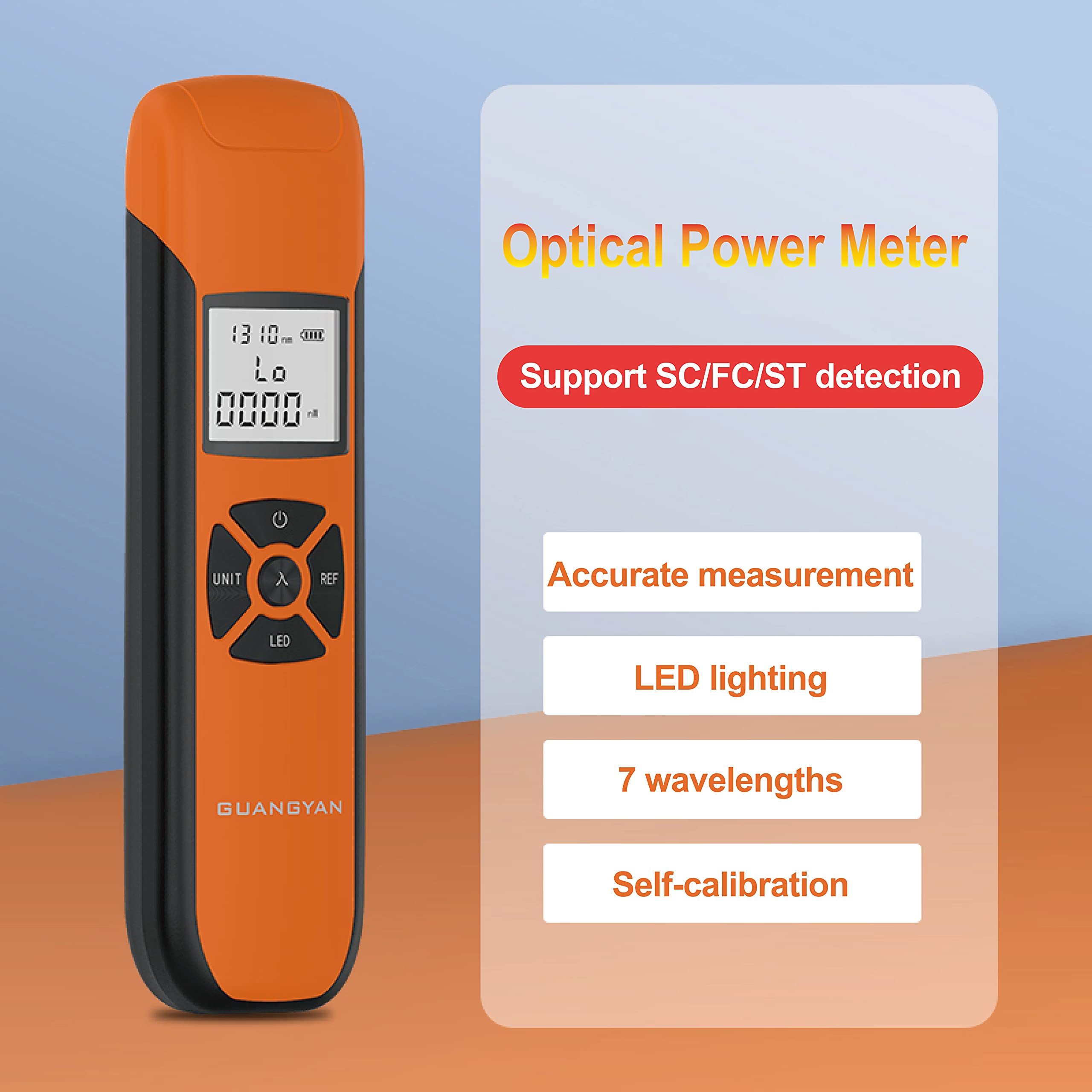 Mua Optic Power Meter -70~+10 dBm Fiber Light Meter for Testing 7 ...