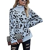 KIRUNDO 2021 Women’s Turtleneck Knitted Sweater Long Sleeves Stripe Color Block Patchwork Loose Ribbed Pullover Jumper Tops