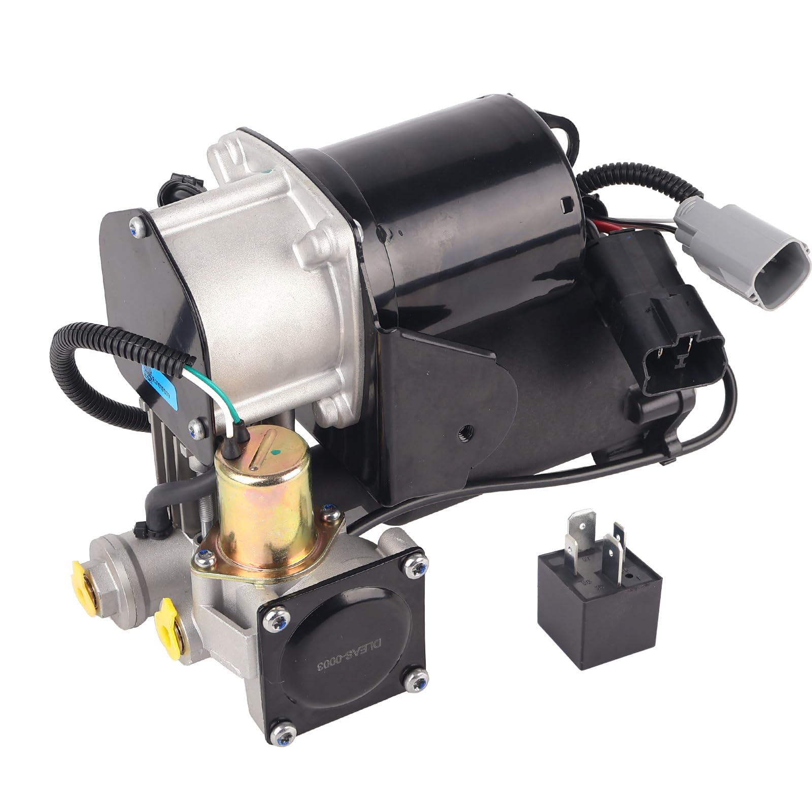 Photo 1 of PAROD LR023964 LR015303 Air Suspension Compressor pump Fit for Land Rover LR3 2005-2009, LR4 2010-2013, Range Rover Sport 2006-2013, 6 Pins