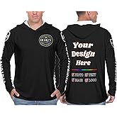 Custom Sun Protection Hoodies for Men and Women Personalized Lightweight Hoodie Customized Long Sleeve TShirts Gifts