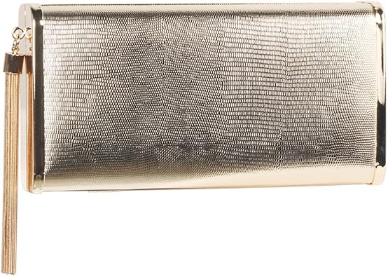 metal clutch purse