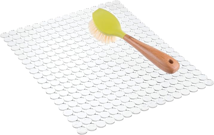 iDesign Orbz Spülbeckenschutz, große und zuschneidbare Abtropfmatte aus