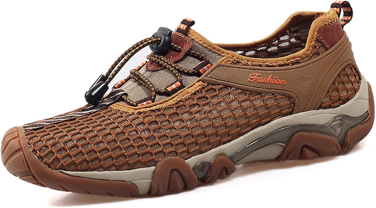 Litllin Summer Outdoor Hiking Shoes Men Breathable Mesh