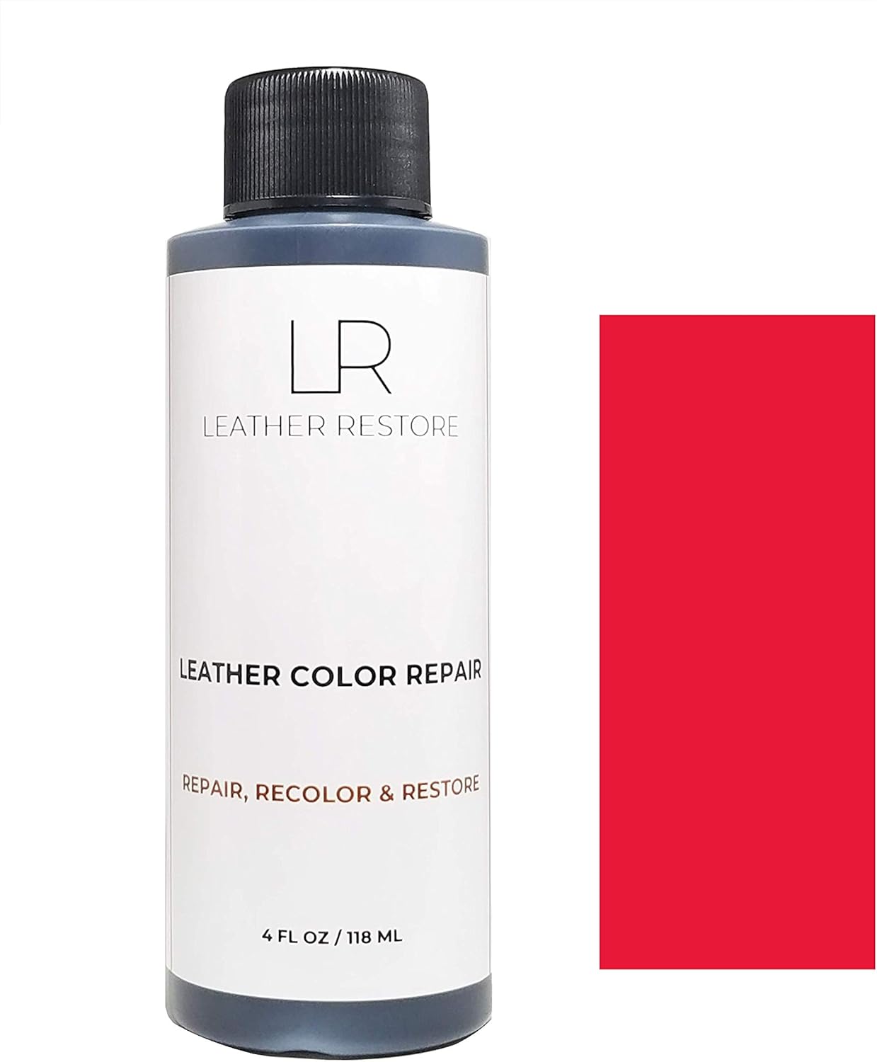 Leather Restore Leather Color Repair, Red 4 OZ - Repair, Recolor and Restore Couch, Furniture, Auto Interior, Car Seats, Vinyl and Shoes