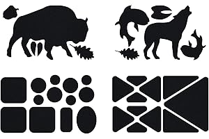 GEAR AID Tenacious Tape Gear Patches for Repairing Holes and Rips on Rain Jackets, Puffers, Backpacks, Tent and Nylon and Vin