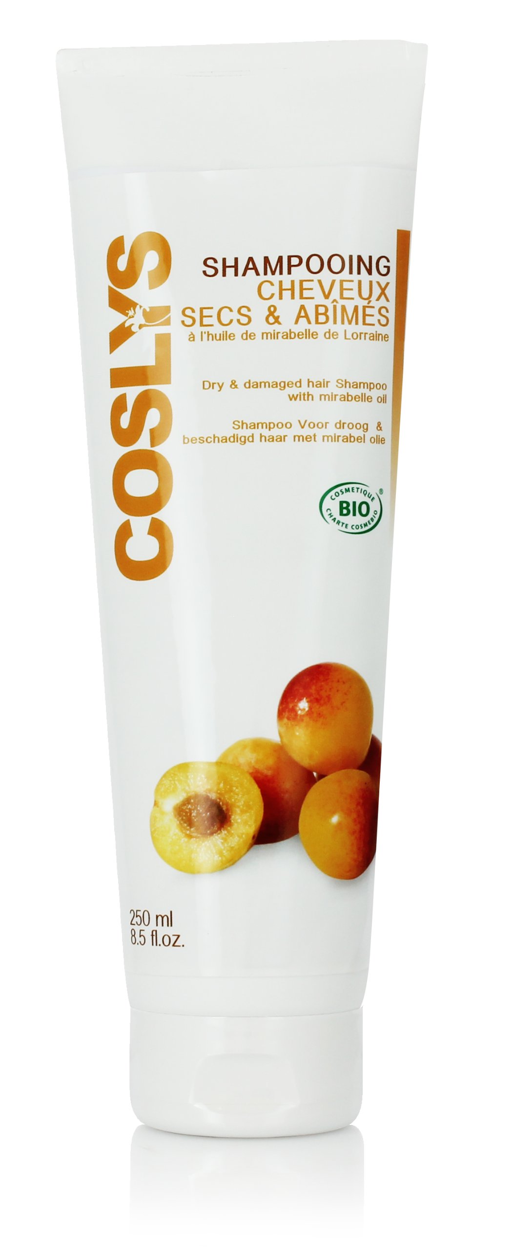 CoslysShampoo for Dry and Damaged Hair with Mirabelle 250 ml