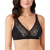 Wacoal Women's Soft Sense Allover Lace Unlined Full Coverage Bralette, 810334