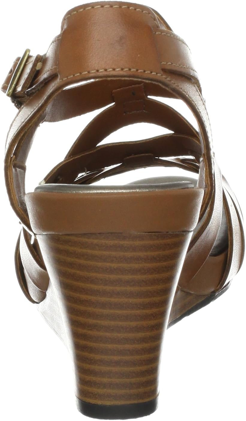 clarks women's star mello wedge sandal