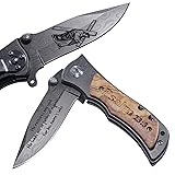 ZJFHTD Christian Bible Verse Pocket Knife for