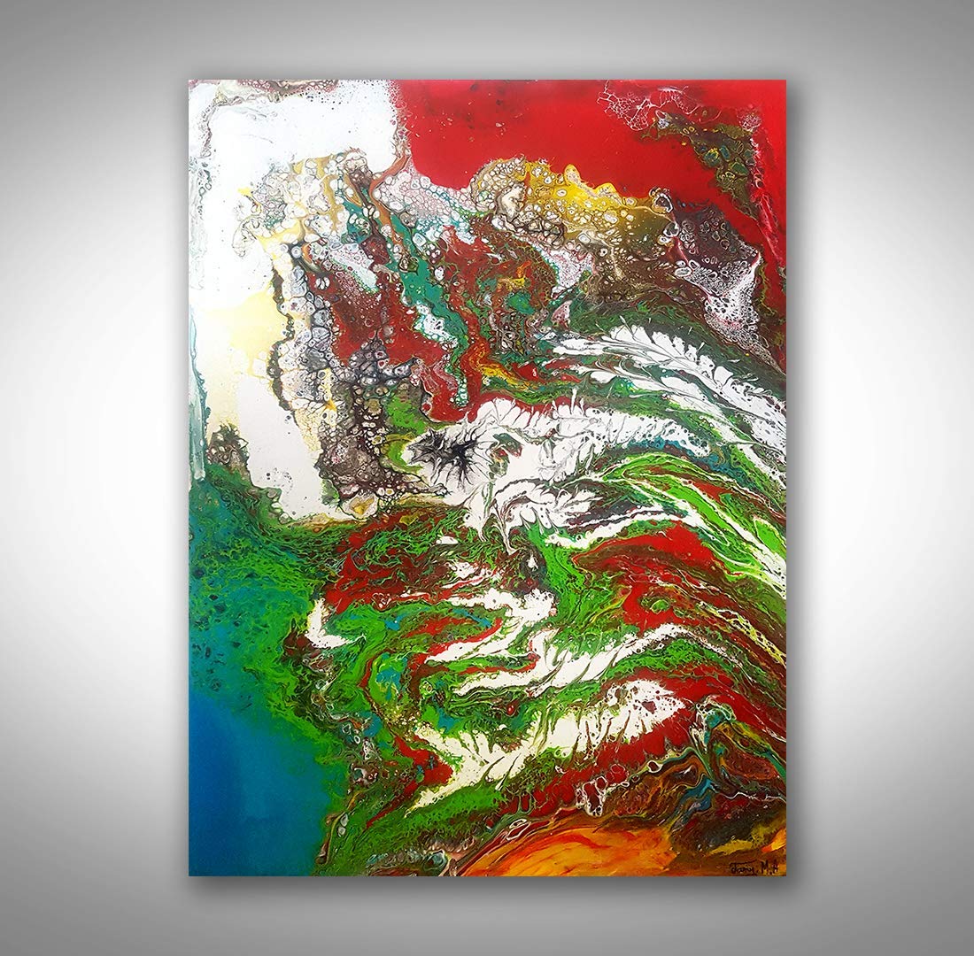 Fluid Acrylic Art Sale, Fluid Painting, Original Modern Art, Modern Wall Art, Fluid