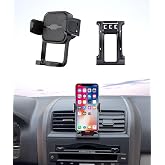Auto Clamp Car Phone Holder for 2007-2011 Honda CR-V Universal Accessories | CRV Mechanical Clip Cell Phone Mount Accessories Fit iPhone Android, Automobile Cradle GPS Navigation Bracket 360&deg; Rotation