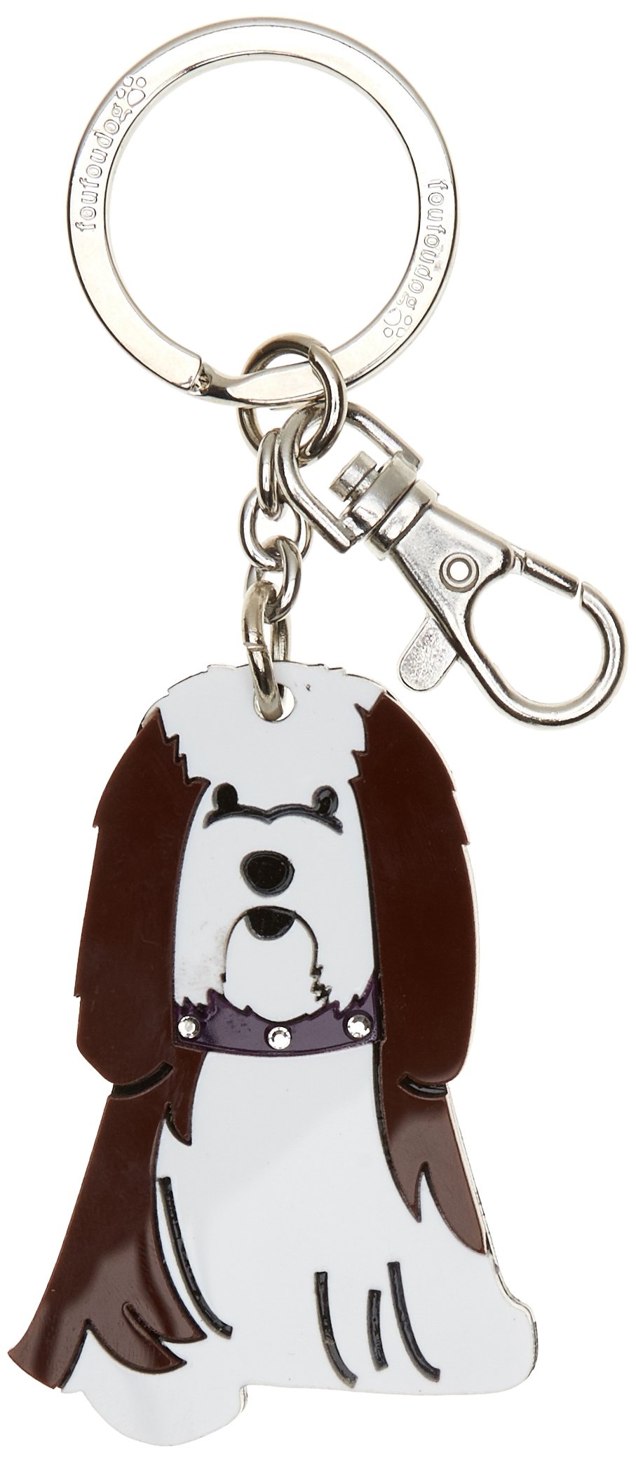 FouFou Dog Keychain Havanese