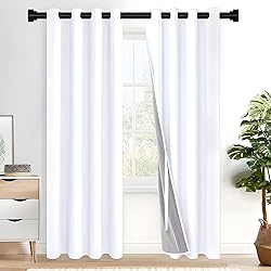 Black Curtain Rods for Windows 48 to 84