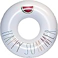 Rae Dunn x CocoNut Float Ring Float - Adult Size Large 48 Inch Inflatable Raft & Durable Water Inner Tube - Stable Ride-On for Summer Parties & Swim Events