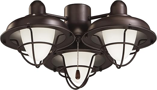 Emerson Ceiling Fan Light Fixtures Lk40orb Boardwalk Cage Ceiling Fan Light Kits Medium Base Cfl Light Kit Oil Rubbed Bronze Ceiling Lamp