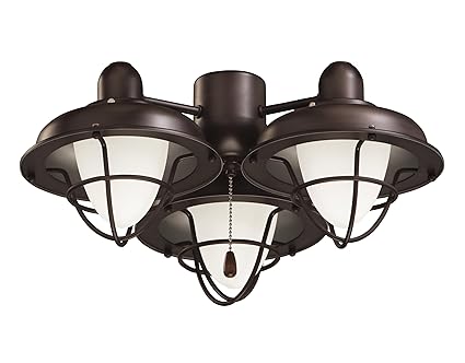 Emerson Ceiling Fan Light Fixtures Lk40orb Boardwalk Cage Ceiling Fan Light Kits Medium Base Cfl Light Kit Oil Rubbed Bronze Ceiling Lamp
