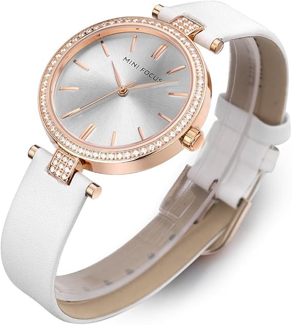 Amazon Watcher 腕時計 レディース 高級 アナログ ホワイト 防水時計 白 革 腕時計 腕時計 通販