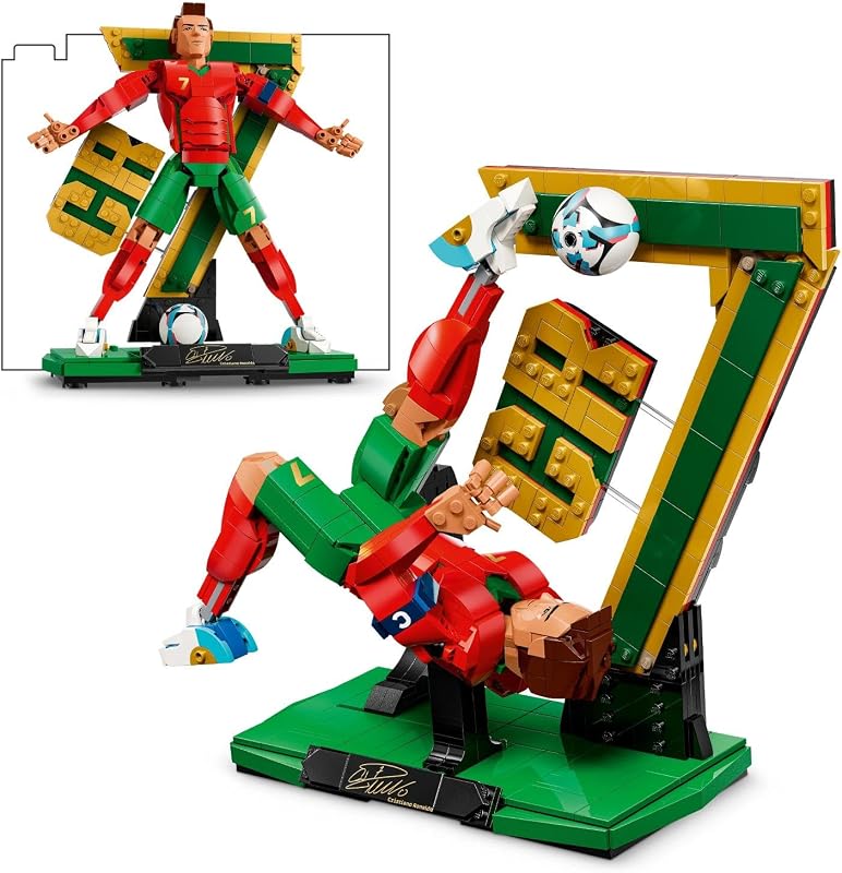 Editions Cristiano Ronaldo – Fußballlegende Spielzeug - 3D Figuren Modellbau - DIY Kinderzimmer Deko - Geschenk für Jungen, Mädchen ab 12 Jahren und Erwachsene Sportfans - 43016 — Foto 4 von 8