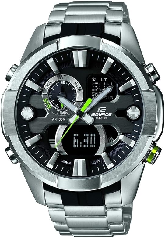 casio edifice thermometer dual chrono