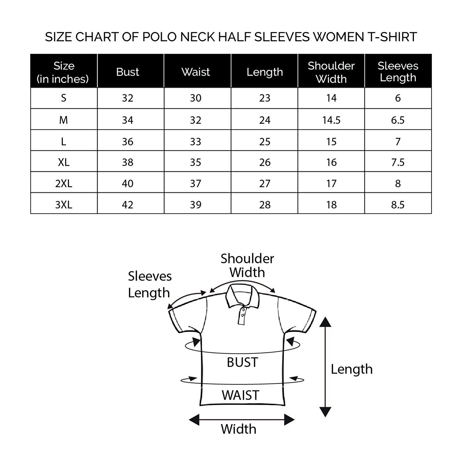 chkokko plain cotton polo neck half sleeves collar t shirt for women