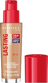 Rimmel Lasting Finish 25 Hour Foundation Golden Beige 30ml New in Box