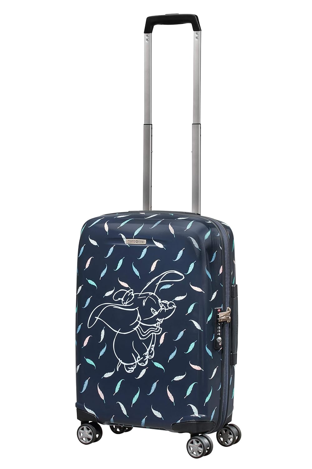 Samsonite Disney Forever Equipaje de Mano, 55 cm, 31 l, Azul (Dumbo Feathers)