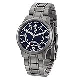 BERNY Men's Titanium Watch Japanese Sweep Second