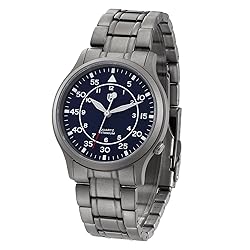 BERNY Men's Titanium Watch Japanese Sweep Second