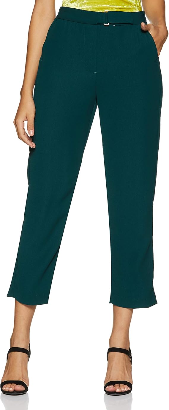 Buy Van Heusen Woman Women's Slim Fit Pants at Amazon.in