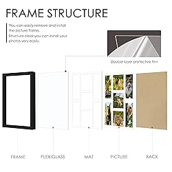 DUENPY 15x17 Collage Picture Frame 4x6 Collage