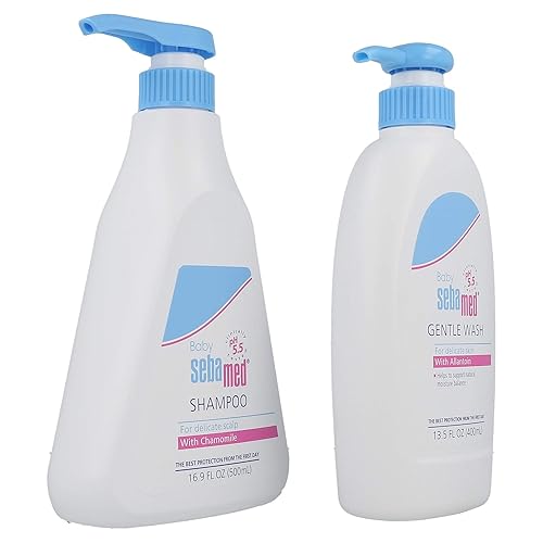 SEBAMED Baby Gentle Wash Extra Soft (400mL) Baby Shampoo (500mL